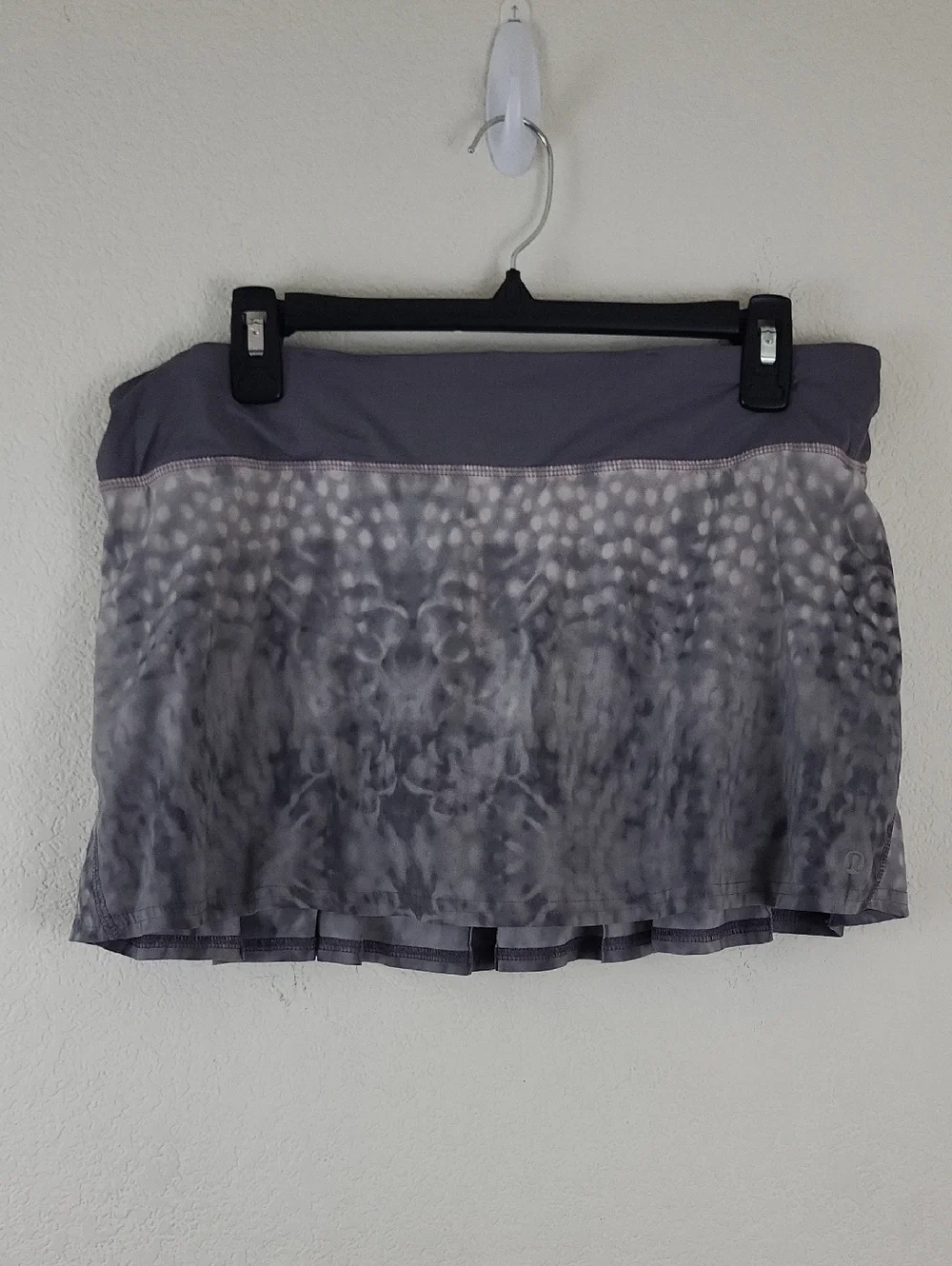 Lululemon Run Speed Skirt Snowy Owl Gray Size 10
